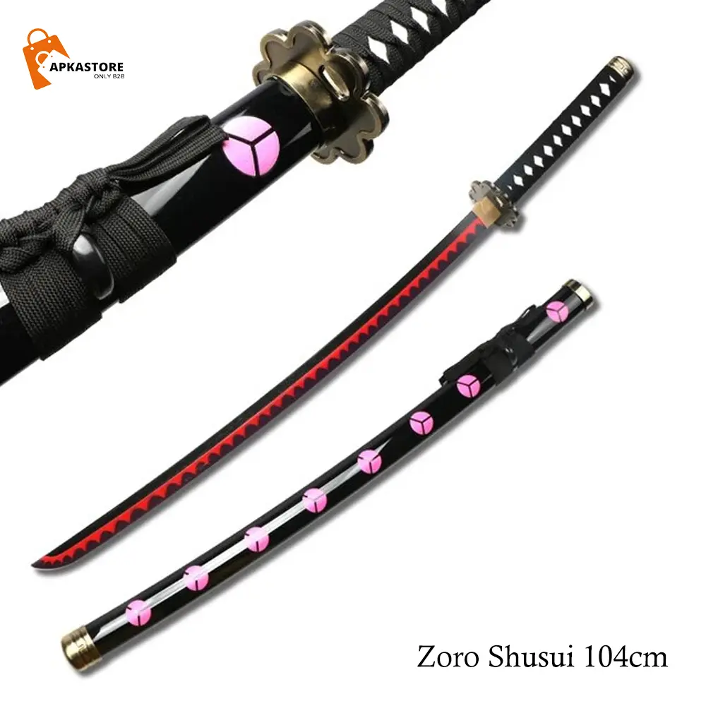 Zoro's Shusui 104cm wooden katana unassembled