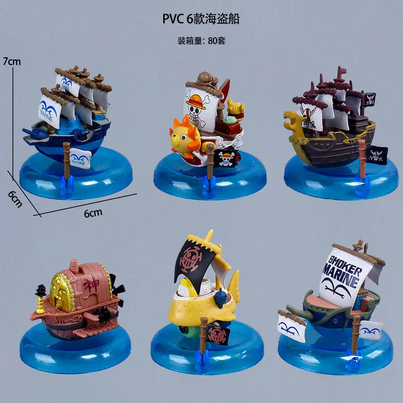 One Piece Ship Set of 6pcs