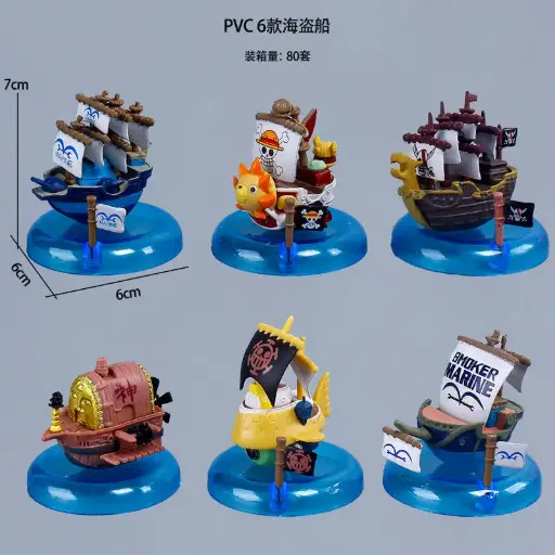 One Piece Ship Set of 6pcs